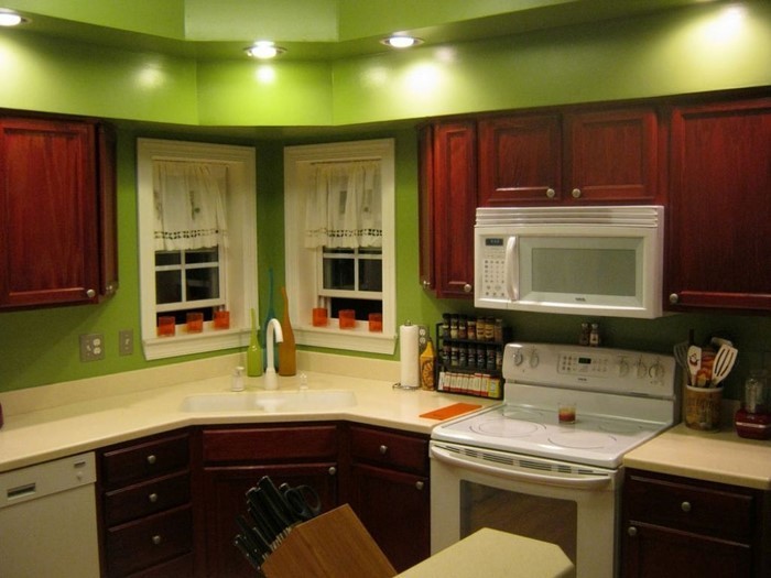 Küche-Wandgestaltung-Ein-wunderschönes-Interieur