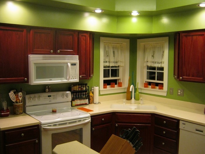 Küche-Wandgestaltung-Eine-auffällige-einrichtung