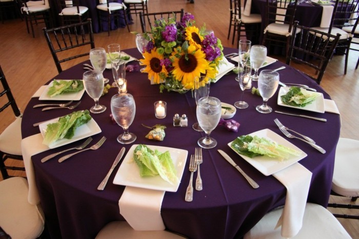 Tischdeko mit sonnenblumen - Nehmen Sie dem Gewinner der Experten