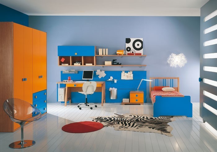 Wand-Streichen-Ideen-fürs-Kinderzimmer-Ein-auffälliges-Interieur