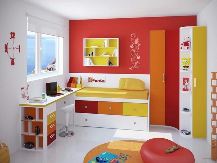 Wand-Streichen-Ideen-fürs-Kinderzimmer-Eine-außergewöhnliche-Dekoration