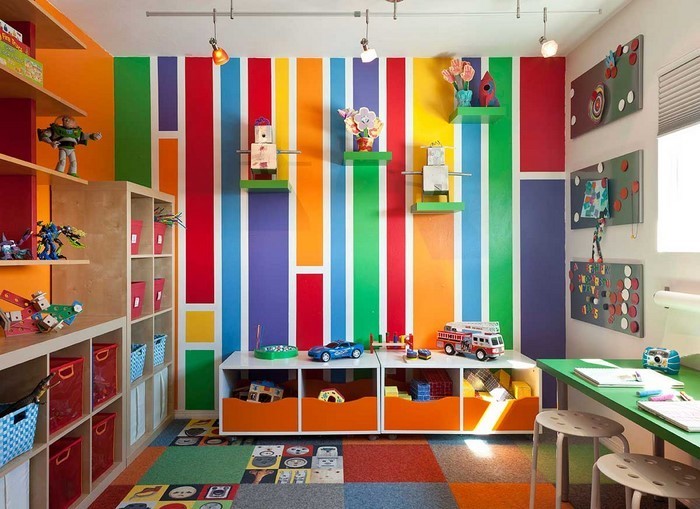 Wand-Streichen-Ideen-fürs-Kinderzimmer-Eine-coole-Dekoration