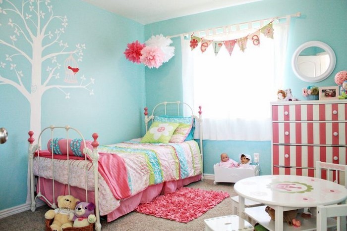 Wand-Streichen-Ideen-fürs-Kinderzimmer-Eine-tolle-Ausstattung