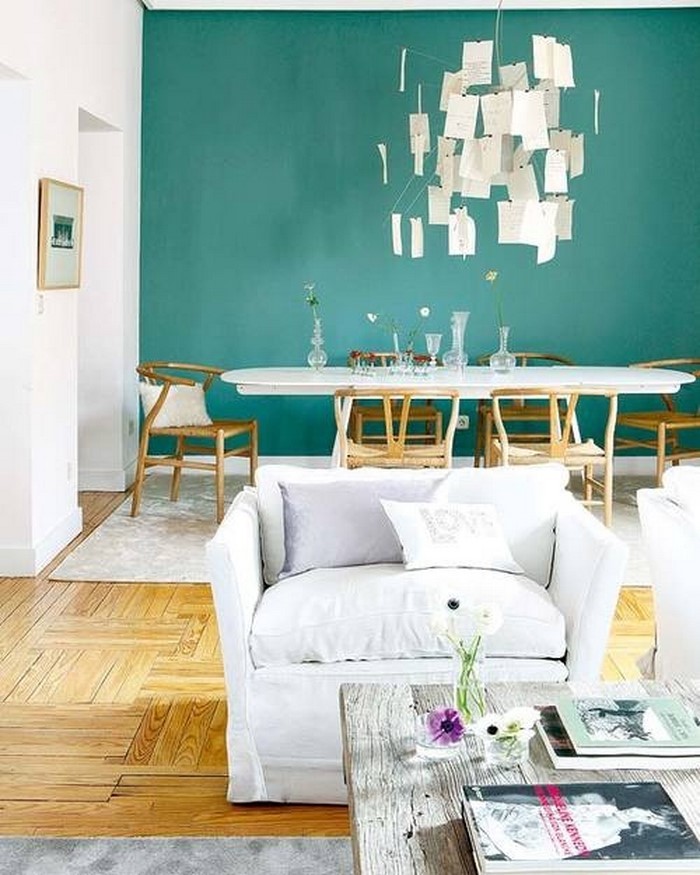 85 moderne Wandfarben Ideen fürs Wohnzimmer 2016