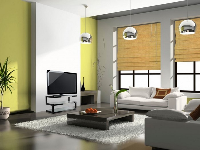 Wohnzimmer-Farben-Eine-auffällige-Dekoration