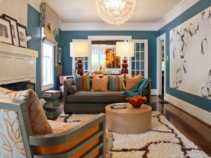 Wohnzimmer-Farben-Eine-außergewöhnliche-Deko