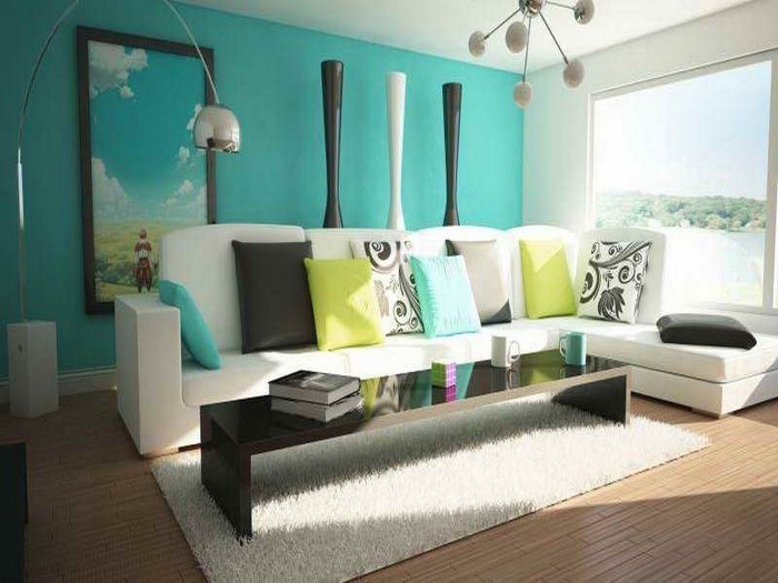 Wohnzimmer-Farben-auffällige-Gestaltung