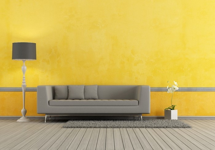 Wohnzimmer-Ideen-mit-Gelb-Ein-außergewöhnliches-Design