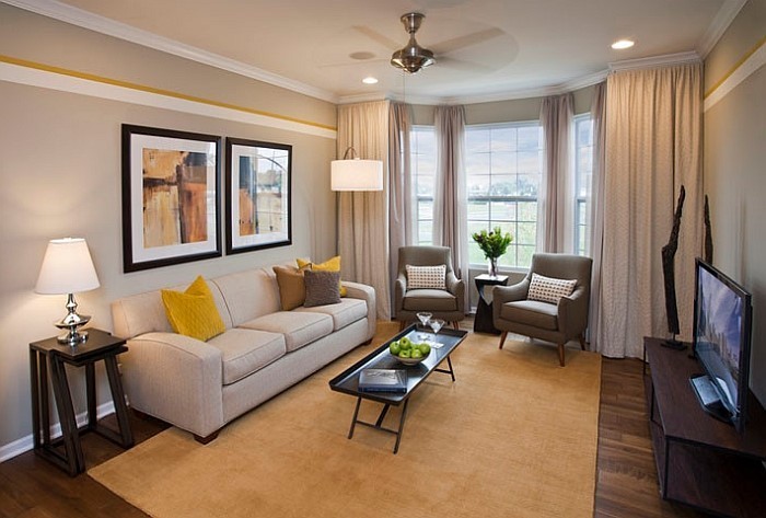 Wohnzimmer-Ideen-mit-Gelb-Ein-wunderschönes-Design