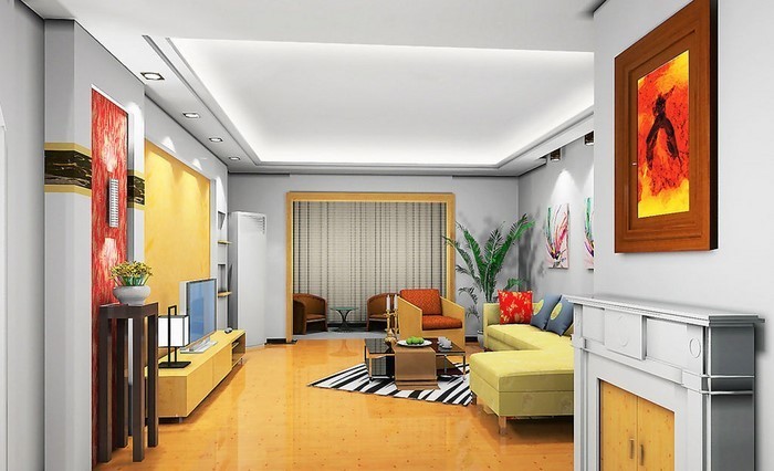 Wohnzimmer-Ideen-mit-Gelb-Ein-wunderschönes-Interieur