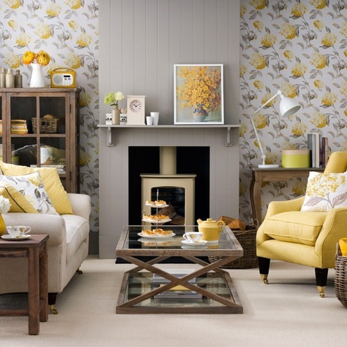 Wohnzimmer-Ideen-mit-Gelb-Eine-wunderschöne-Gestaltung