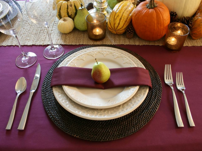 außergewöhnliche-Tischdeko-mit-Früchte-aus-Herbst