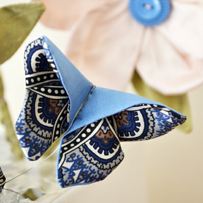 Basteln-mit-Kindern-Frühling-Origami-Schmetterling