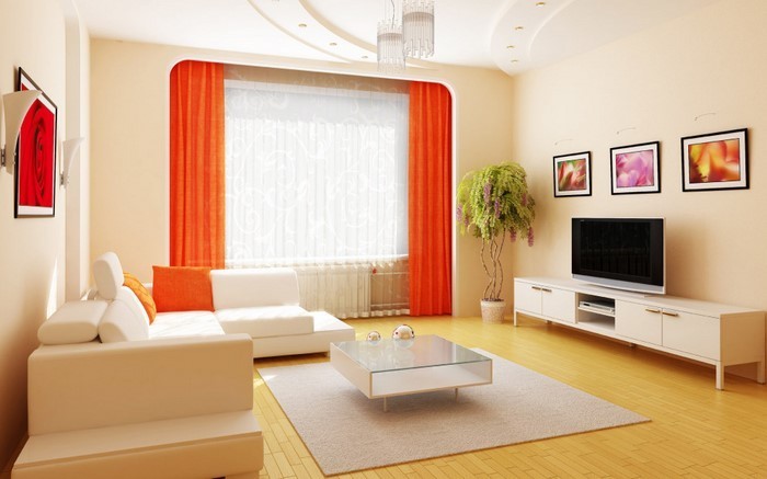 Farben-für-Wohnzimmer-in-Orange-Ein-modernes-Design