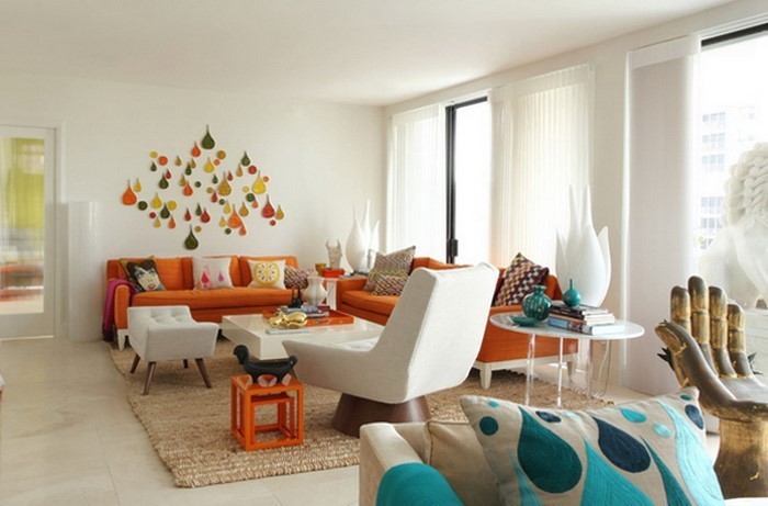 Farben-für-Wohnzimmer-in-Orange-Eine-auffällige-Entscheidung