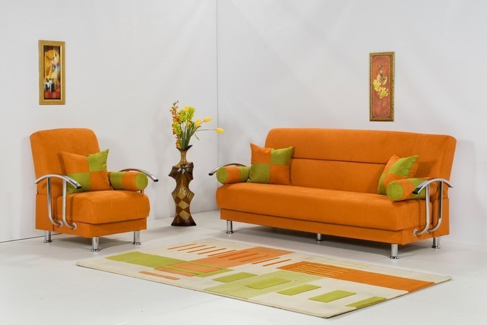 Farben-für-Wohnzimmer-in-Orange-Eine-außergewöhnliche-Dekoration