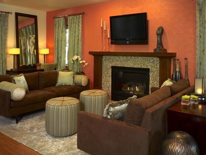 Farben-für-Wohnzimmer-in-Orange-Eine-außergewöhnliche-Gestaltung