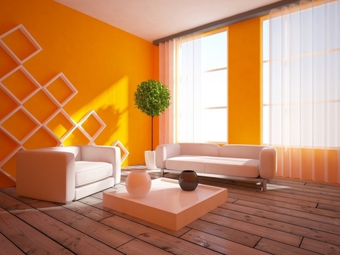 Farben-für-Wohnzimmer-in-Orange-Eine-kreative-Ausstrahlung