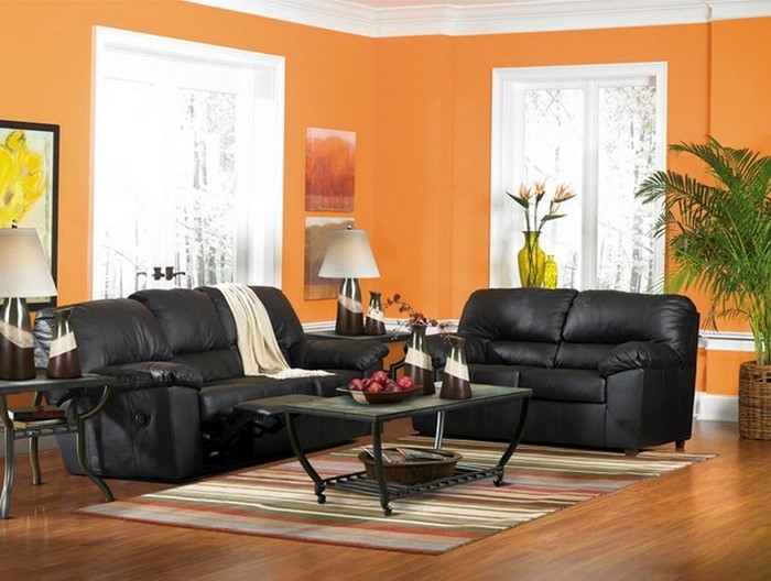 Farben-für-Wohnzimmer-in-Orange-Eine-super-Deko