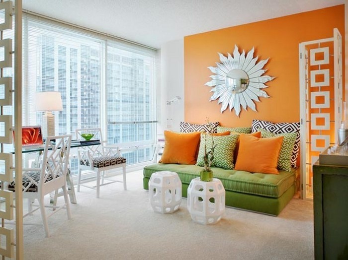 Farben-für-Wohnzimmer-in-Orange-Eine-super-Dekoration