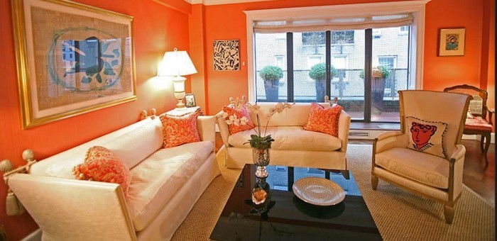 Farben-für-Wohnzimmer-in-Orange-Eine-tolle-Atmosphäre