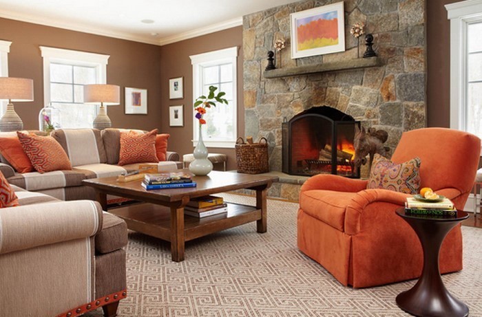 Farben-für-Wohnzimmer-in-Orange-Eine-tolle-Entscheidung