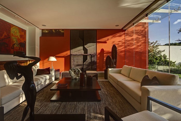 Farben-für-Wohnzimmer-in-Orange-Eine-verblüffende-Dekoration