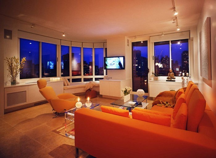 Farben-für-Wohnzimmer-in-Orange-Eine-verblüffende-Entscheidung