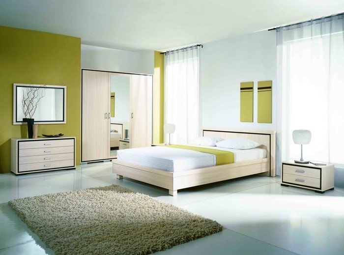 Farben-fürs-Schlafzimmer-Grün-Eine-außergewöhnliche-Ausstattung