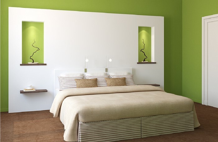 Farben-fürs-Schlafzimmer-Grün-Eine-kreative-Entscheidung