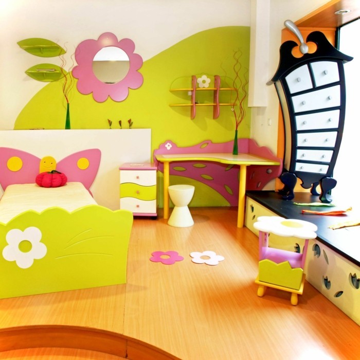Kinderzimmer-Ideen-die-ganze-Dekoration-ist-krumm