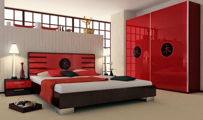 Rotes-Schlafzimmer-Design-Ein-modernes-Design