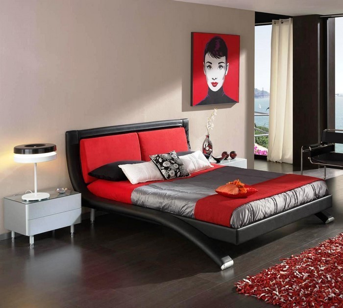 Rotes-Schlafzimmer-Design-Eine-außergewöhnliche-Ausstrahlung
