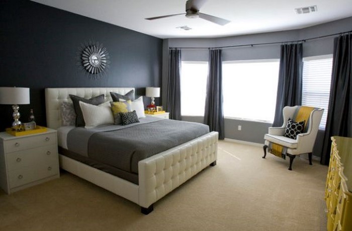 Schlafzimmer-Ideen-mit-Grau-Eine-moderne-Еinrichtung