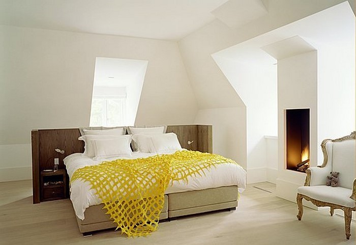 Schlafzimmer-farblich-gestalten-mit-Gelb-Ein-auffälliges-Design