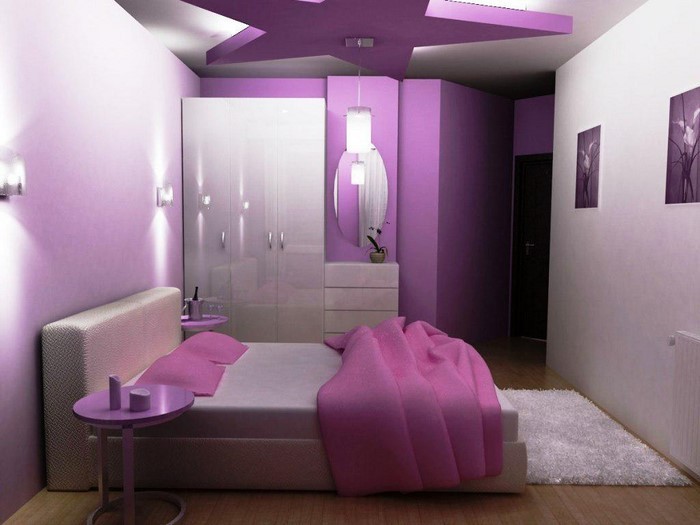 Schlafzimmer-lila-Eine–coole-Entscheidung