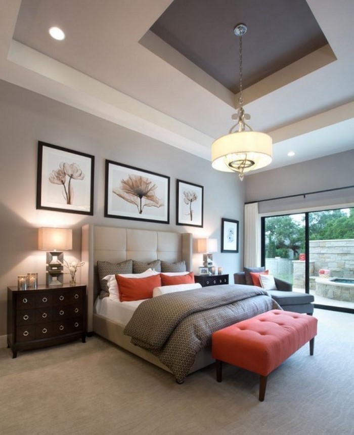 Schlafzimmer-orange-Ein-verblüffendes-Interieur
