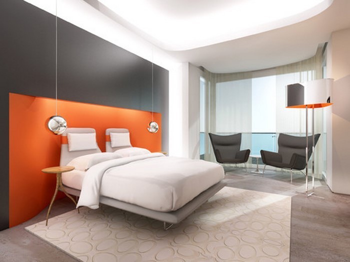 Schlafzimmer-orange-Eine-tolle-Еinrichtung