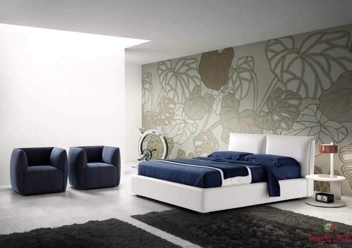 Schlafzimmereinrichtung-in-Blau-Eine-verblüffende-Gestaltung