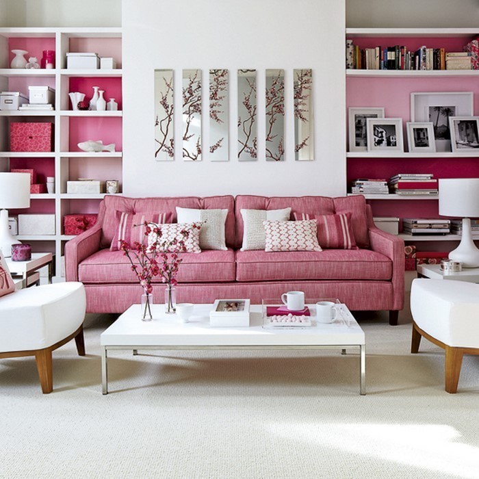 Wohnzimmer-Ideen-mit-Rosa-Ein-verblüffendes-Design
