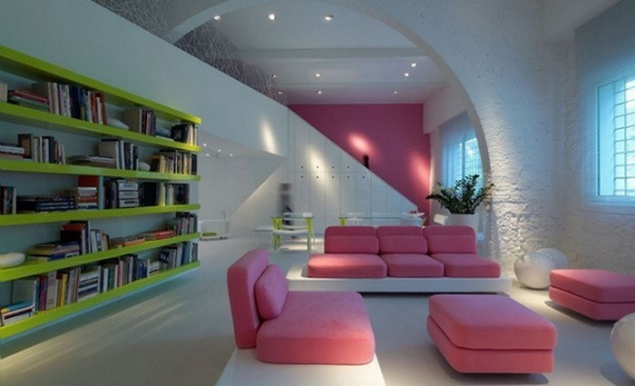 Wohnzimmer-Ideen-mit-Rosa-Eine-verblüffende-Entscheidung
