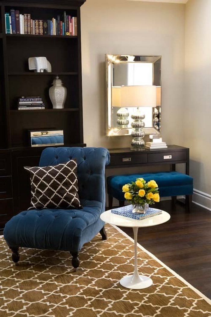 Wohnzimmer-farblich-gestalten-blau-Ein-außergewöhnliches-Design