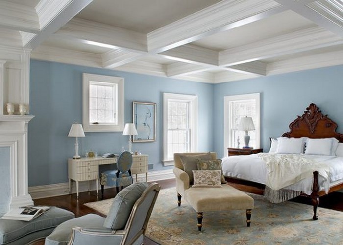 Wohnzimmer-farblich-gestalten-blau-Eine-auffällige-Ausstattung