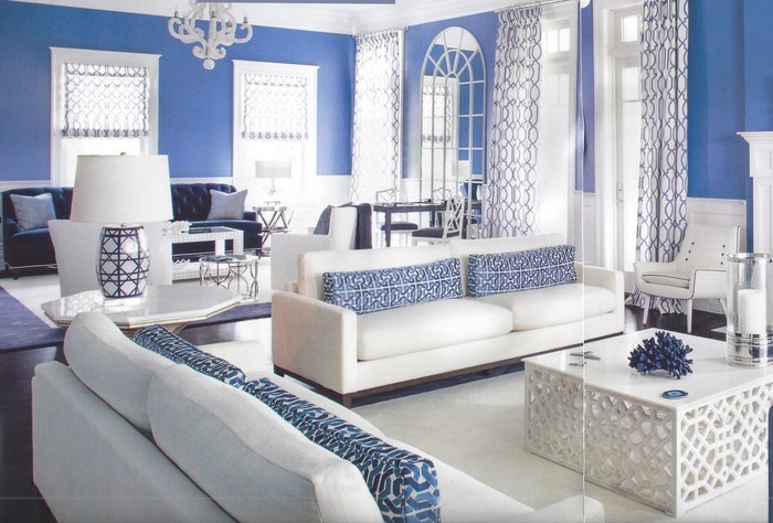 Wohnzimmer-farblich-gestalten-blau-Eine-außergewöhnliche-Gestaltung