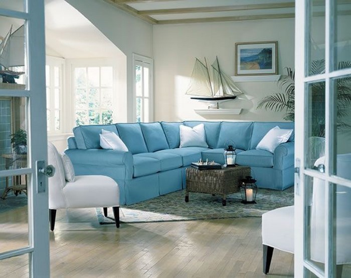 Wohnzimmer-farblich-gestalten-blau-Eine-coole-Atmosphäre