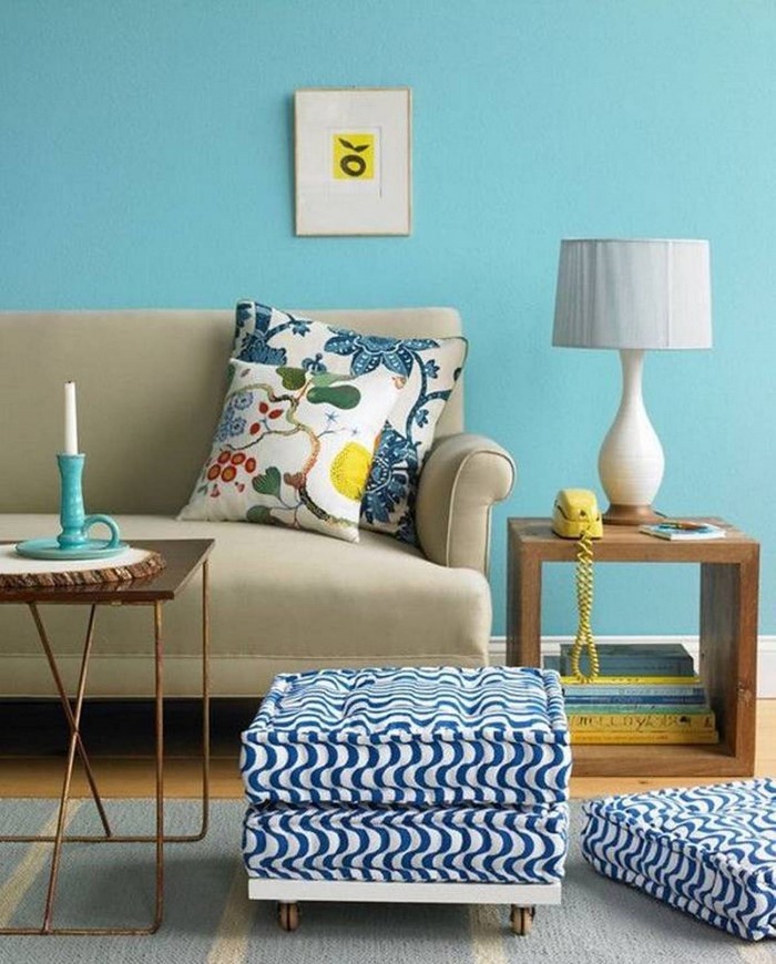 Wohnzimmer-farblich-gestalten-blau-Eine-tolle-Gestaltung