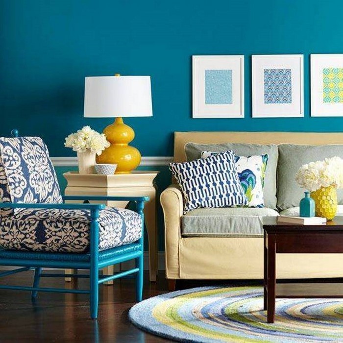 Wohnzimmer-farblich-gestalten-blau-Eine-verblüffende-Entscheidung