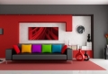 Das Wohnzimmer rot gestalten: 79 einmalige Wohnideen