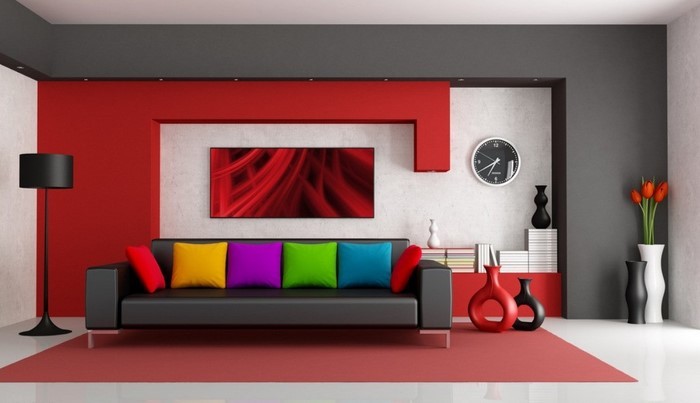Wohnzimmer-rot-Eine-außergewöhnliche-Entscheidung