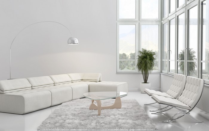 Wohnzimmereinrichtung-in-Weiß-Eine-außergewöhnliche-Deko